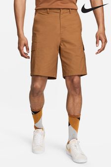 Brązowy - Nike Club Woven Cargo Shorts (N09245) | 380 zł