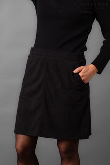 Lakeland Clothing Didi Corduroy Black Skirt (N09261) | $51