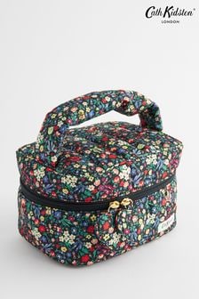 Cath Kidston Black Ditsy Floral Vanity Travel Bag (N09366) | Kč1,665