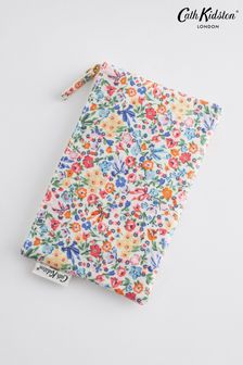 Cath Kidston Blue/Yellow Ditsy Floral Zipped Flat Purse (N09396) | SGD 19