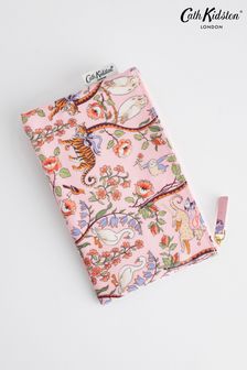Рожевий з квітковим принтом - Cath Kidston Плоский гаманець на блискавці (N09402) | 572 ₴