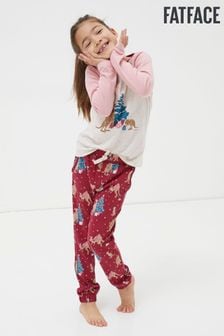 FatFace Pink Kangaroo Pyjama Set (N09425) | €16