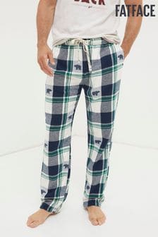 Пижамные брюки с жаккардовым принтом Fatface Bear (N09428) | €25