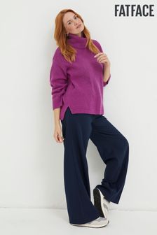 FatFace Pink Nellie Boxy Roll Neck Jumper (N09435) | €37