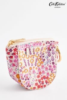 Cath Kidston Pink Ditsy Floral Curved Coin Purse (N09503) | AED133