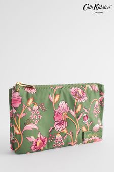 Cath Kidston Green Floral Zip Compartment Travel Purse (N09512) | SGD 58