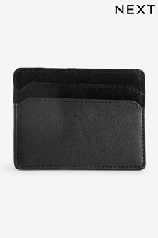 Black Suede Card Holder (N09593) | $19