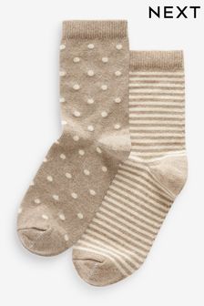 Neutral Touch of Cashmere Ankle Socks 2 Pack (N09647) | kr230
