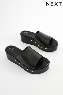 أسود - حذاء بكعب وتد مرصع ‪Forever Comfort®‬​​​​​​​ (N09929) | 136 د.إ