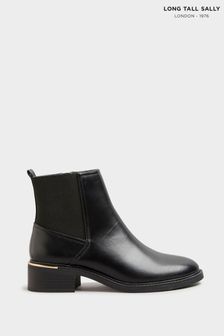 Long Tall Sally Metal Trim Chelsea Boots