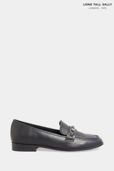 Long Tall Sally Black Saddle Loafers (N09977) | €72