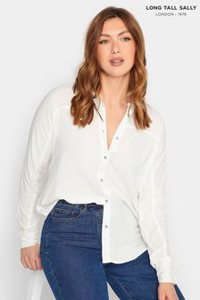Long Tall Sally Cream Long Sleeve Shirt (N09998) | KRW61,900