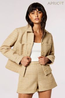 Apricot White Gold Tweed Boxy Jacket (N10617) | R1,210