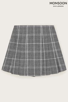 Szare plisowane spódnico-spodnie Monsoon w kratkę (N10710) | 82 zł - 95 zł