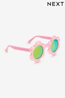 Pink mit Blume - Sonnenbrillen (N10829) | 9 €