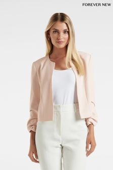 Forever New Nude Tilly Collarless Blazer (N10974) | €44.50