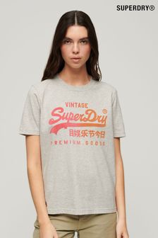 Superdry Grey Tonal Graphic Relaxed T-Shirt (N11166) | €35