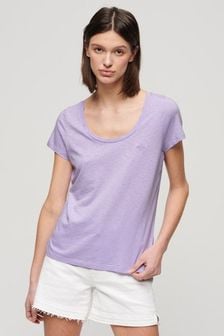 Superdry Purple Essential Logo 90s T-Shirt (N11169) | OMR10