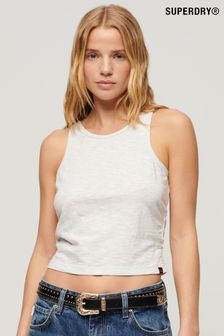 Superdry Grey Ruched Tank Top (N11204) | SGD 39