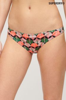 Superdry Orange Printed Classic Bikini Bottoms (N11267) | AED150