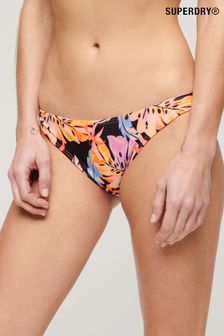 Superdry Orange Printed Classic Bikini Bottoms (N11268) | AED150