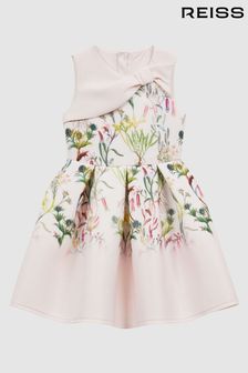 Reiss Emily Scuba Floral Printed Dress