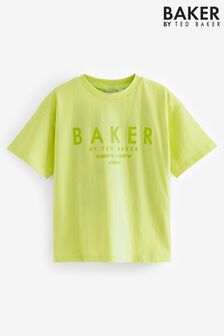أخضر ليموني - تيشرت تلبيس واسع من Baker by Ted Baker (N12173) | 8 ر.ع - 11 ر.ع