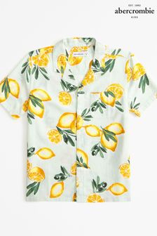 Желтый - Рубашка с короткими рукавами Abercrombie & Fitch (N12193) | €38