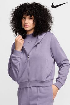 Violett - Nike Loose Full-zip Chill French Terry Hoodie (N12242) | 101 €