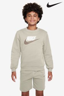 Nike Sweatshirt and Shorts Tracksuit Set