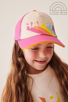 Little Bird by Jools Oliver Pink Happy Rainbow Baseball Cap (N12588) | AED55 - AED67