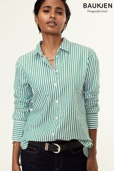 Baukjen Rishma Hemd aus Bio-Baumwolle, Grün (N12665) | 91 €