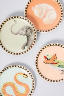 Yvonne Ellen Set of 4 Ceramic Animals Coasters (N12759) | €34