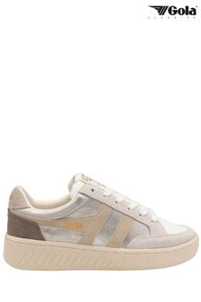 Gola Silver Ladies Superslam Blaze Lace-Up Trainers (N12844) | 130 €