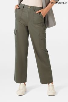 Forever New Green Lenny Cargo Trousers (N12926) | €31