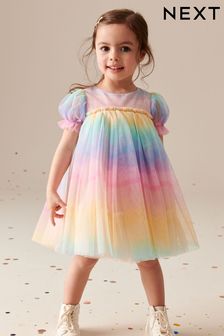 Rainbow Mesh Dress (3mths-7yrs)
