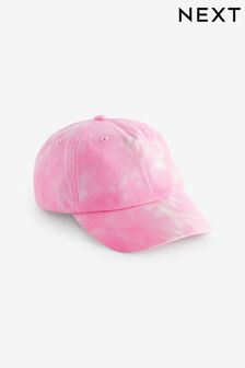 Pale Pink Tie Dye Baseball Cap (1-16yrs) (N13208) | OMR4 - OMR6