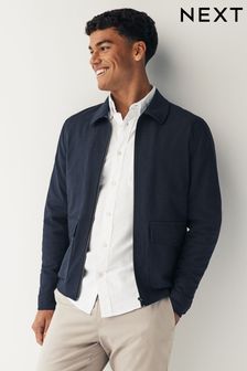 Bleumarin - Jachetă bluzon texturată elegantă (N13285) | 399 LEI