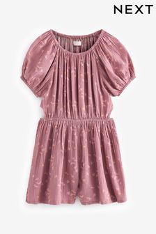 Mauve vijolična - Kratka obleka z izrezom (3–16 let) (N13385) | €22 - €29