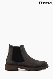 Dune London Grey Cheltenham Brushed Suede Chelsea Boots (N13477) | €185