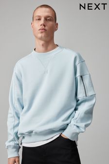 淡藍色 - 實用圓領運動衫 (N13949) | NT$1,220