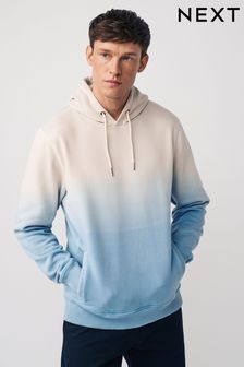 Aqua Blau - Dip Dye Ombre Hoodie (N13950) | 47 €