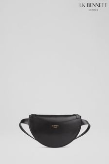 LK Bennett Greta Leather Cross-Body Black Bag (N14204) | ₪ 1,152