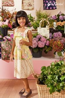 Cath Kidston Yellow Frilly Tiered Dress (N14442) | €72