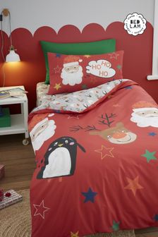 Bedlam Red Ho Ho Ho Reversible Duvet Cover Set (N14524) | €28 - €39