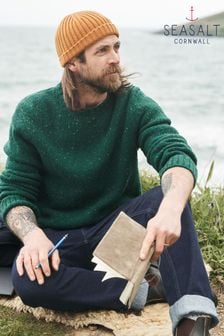 Grün - Seasalt Cornwall Bizen Pullover (N14659) | 144 €