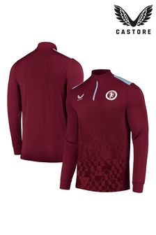 Castore Red Aston Villa Home Match Day Midlayer Top (N15304) | AED399