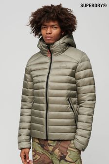 siva - Superdry s kapuco Fuji sport podložena jakna (N15546) | €138