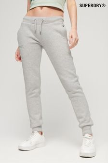 Светло-серый - спортивные брюки с логотипом Superdry Essential (N15560) | €76