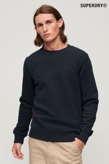 Blau - Superdry Essential Sweatshirt mit Rundhalsausschnitt und Logo (N15569) | 76 €